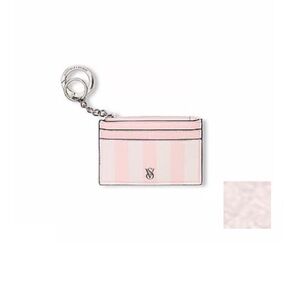 Cute and sexy Victoria’s Secret pink and white striped wallet purse 👛 ✨💗
